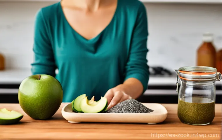 로컬푸드를 활용한 스무디 레시피 - **Prompt:** A vibrant, sun-drenched scene at a traditional Spanish farmers' market. A cheerful Spani...