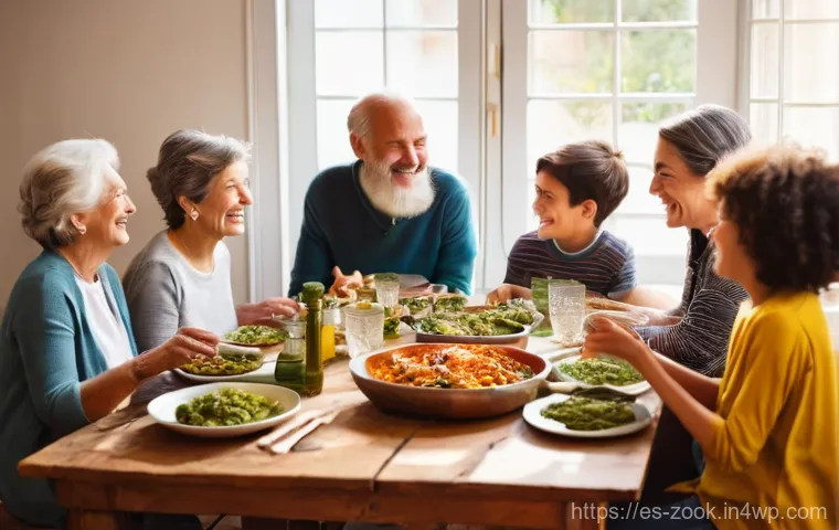 로컬푸드 재료로 풍부한 맛을 내는 소스 만들기 - **Prompt:** An authentic, cozy Spanish home kitchen, filled with warm, inviting light. A female home...